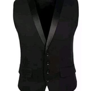 Men Slim Fit Single Breasted Tuxedo Waistcoat